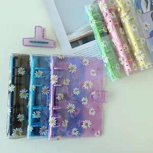 A5 A6 A7 Penutup Pengikat Organizer Buku Catatan Daisy Hijau Hitam Berwarna Aksesori Buku Sketsa Jurnal Perlengkapan Kantor Buku Harian 10 buku harian cawan penjualan terbaik - №