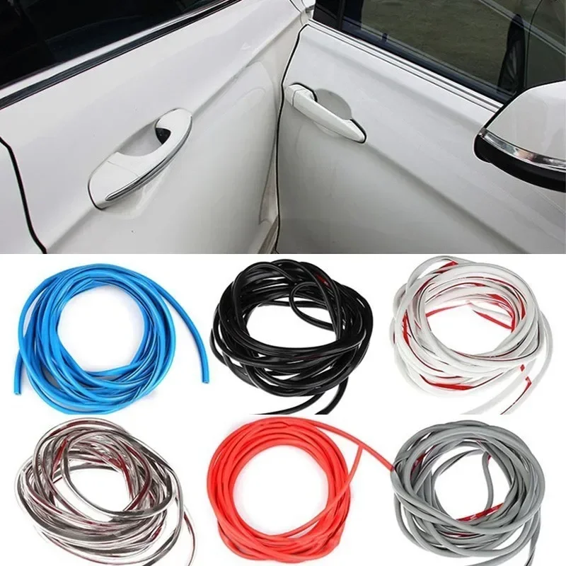 5M/Pack Universal Car Door Edge Guards Trim Styling Moulding Protection strip Scratch Protector For Car Vehicle