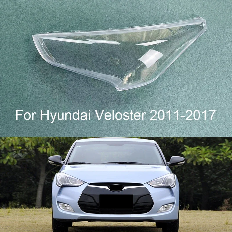 Headlight Lens Cover Headlamp Shade Shell Glass Cover For Hyundai Veloster 2011 2012 2013 2014 2015 2016 2017