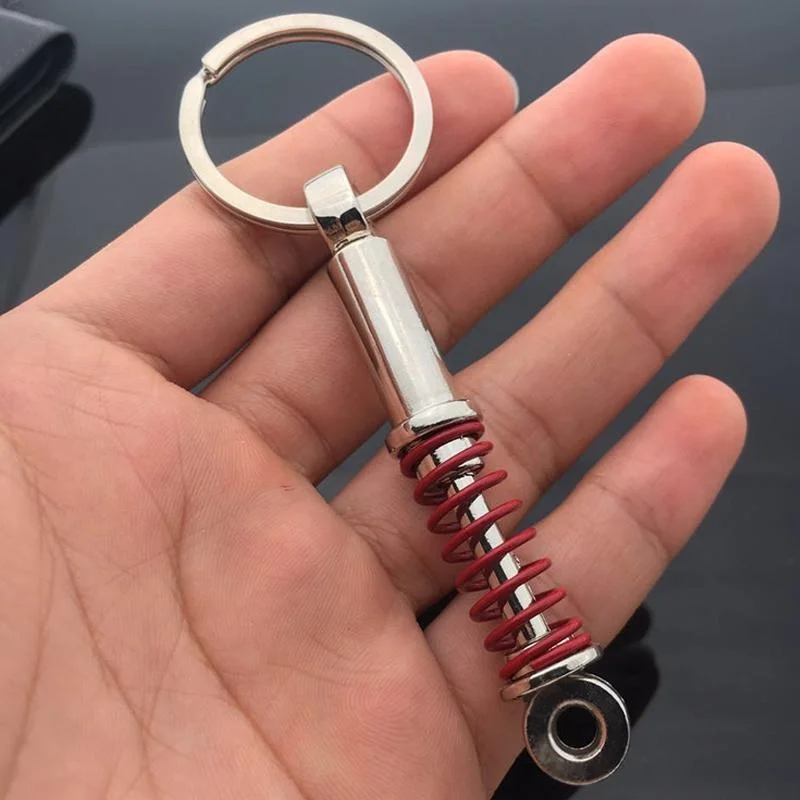 Car Keychain Gear Shift Keychain Auto Parts Accessories Metal Keyring Car Lover Gift Manual Transmission Turbo Pendant Six