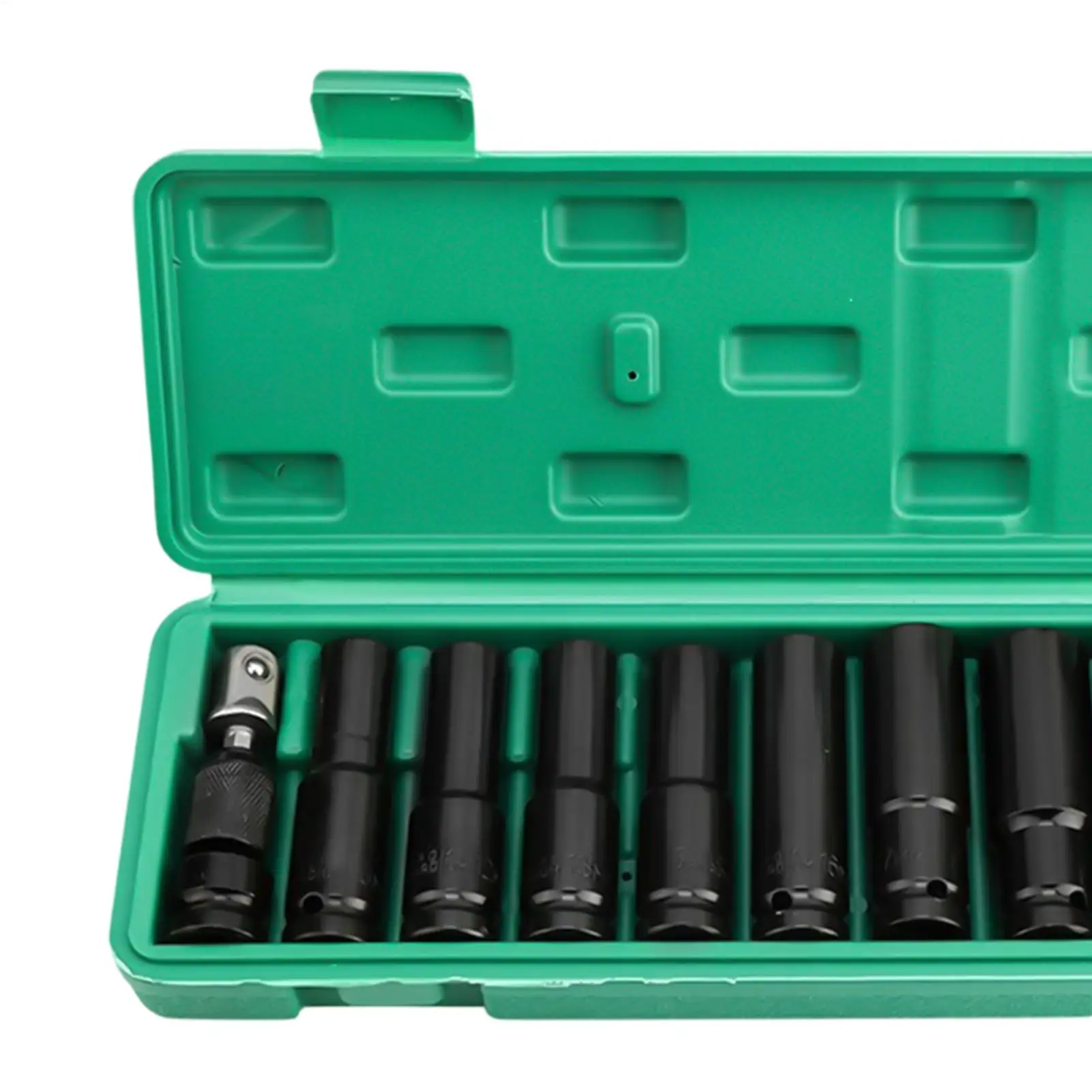 Electric Tool Socket Set 10mm To 24mm Tight Fit Adapter Included Air Tool Hex Socket Set For Mechanics Professionals Technicians