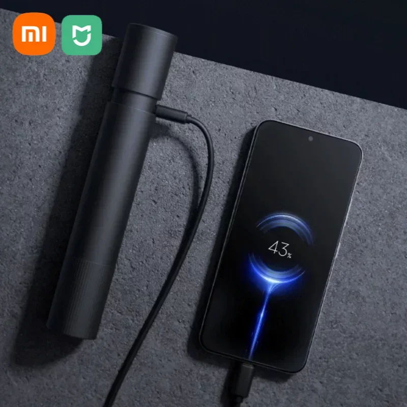 

Многофункциональный фонарик Xiaomi Mijia с сильным светом, 10 Вт, портативный внешний аккумулятор 3200 мАч, IP54, водонепроницаемый осветительный инструмент лм