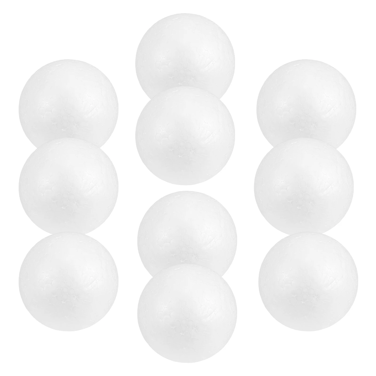 

10pcs Foam Balls Craft Supplies Lightweight DIY Decorations Christmas Ornaments Kids Activities Preschool Projects Paintable