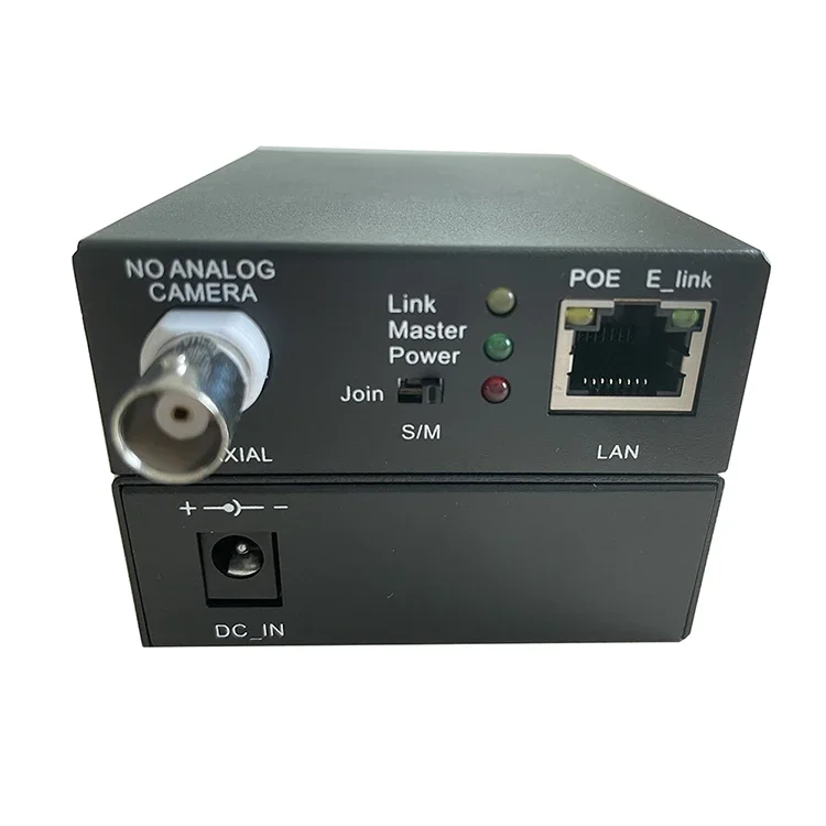 1-Port PoE Power Over BNC Coax Ethernet Repeater 500m Long Range Coaxial Cable PoE Extender for IP CCTV Camera