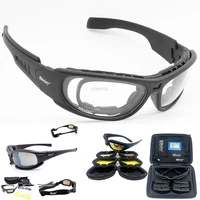 Gafas polarizadas C6 CS para caza, tiro táctico, gafas de protección Airsoft C5 X7, gafas de sol para motociclismo con Kit de 4 lentes
