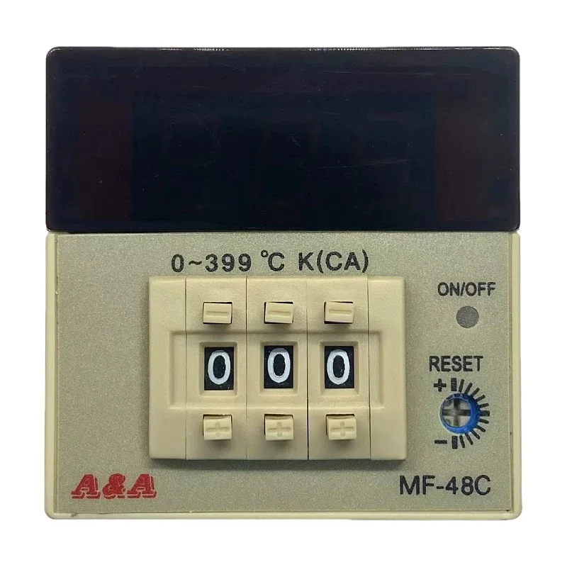 A&A Yuyao Zhuoli brand MF-48C temperature controller with eight pin socket temperature control MF48C digital guide rail temperat