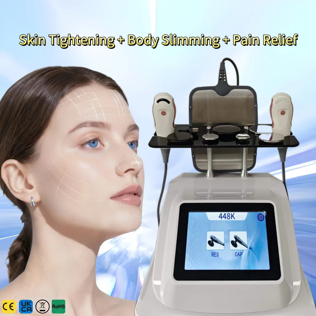 

Professional RF Skin Care Machine 448KHz Portable Device for Lifting & Contouring Pain Relief Anti-aging Skin rejuvenation Cellu