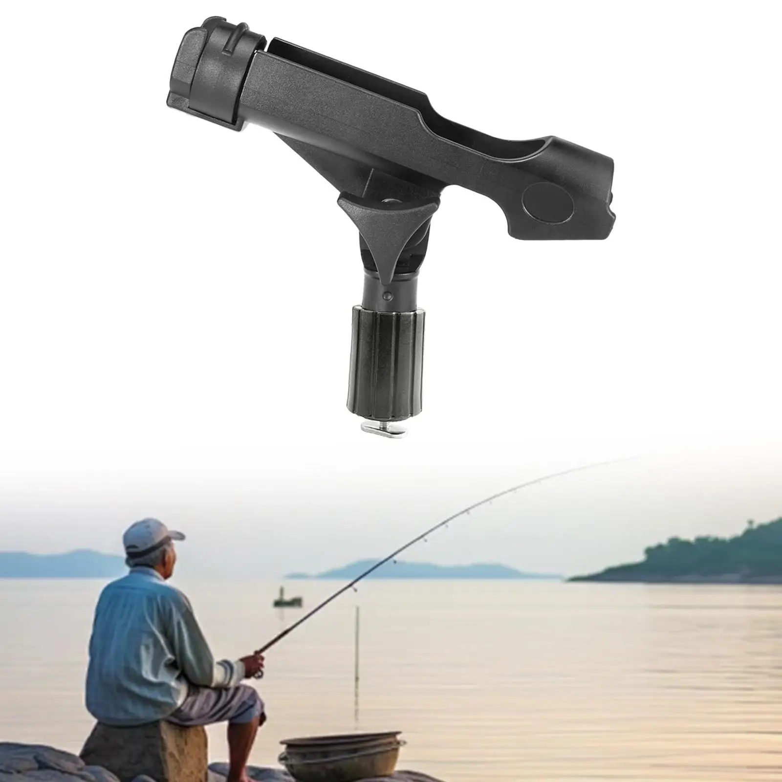 

Swivel Fishing Rod Holder for Kayak Boat Track Mount Kayak Fishing Stand