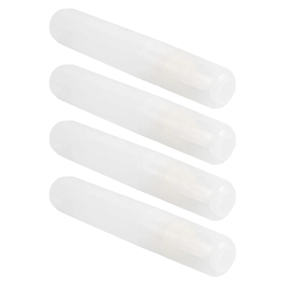 

4 Pcs Marker Accessories Fillable Brush Pens Paint Filling Straight Liquid Refillable Empty Plastic White