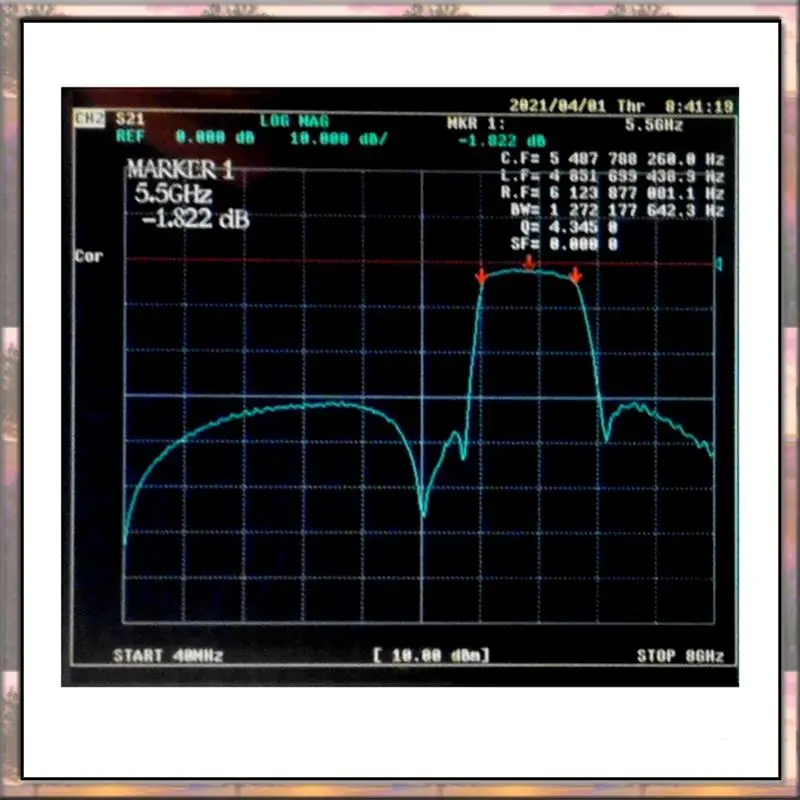 

BAAZ HOT WFB-5060 5,8G (5000-6000 МГц) широкополосный полосовой фильтр UWB 5060 МГц