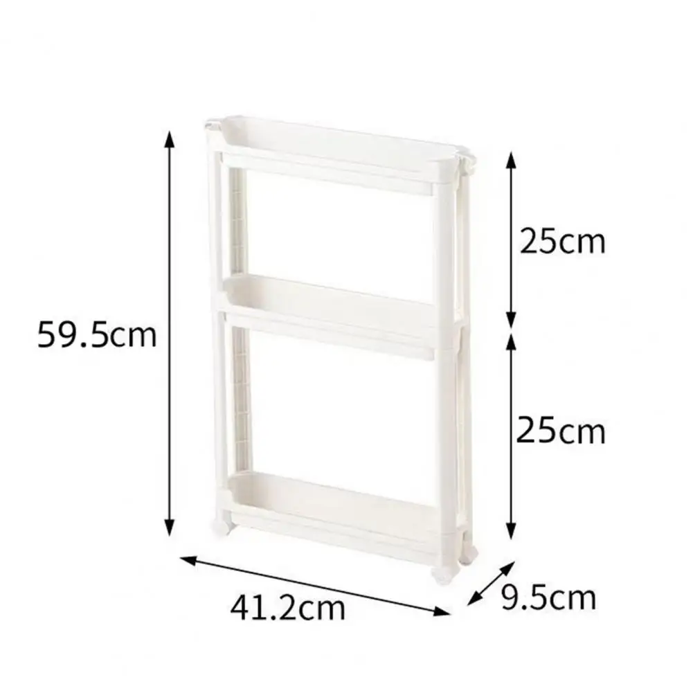 Stainless Steel Storage Shelf Storage Rack Shelving Unit Organizer Multi-layer Capacity Storage Shelf High Stability Hollow