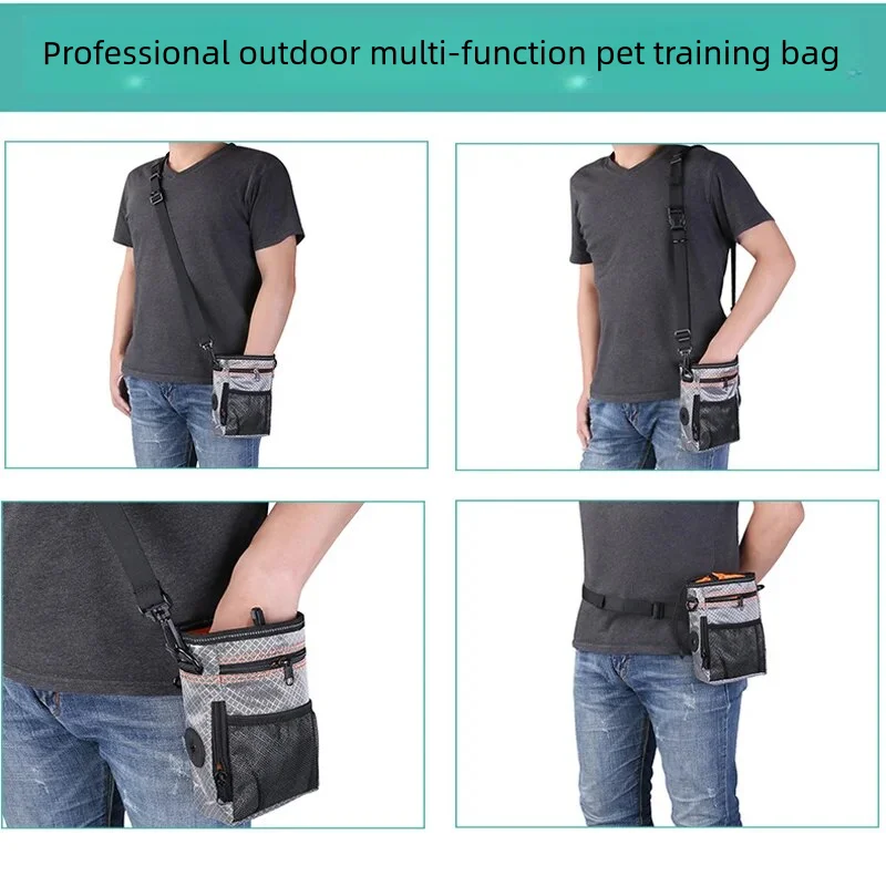 Pet Snack Bag Training Waist Bag Big Dog Outgoing Snack Bag Multi functional Dog Bowl