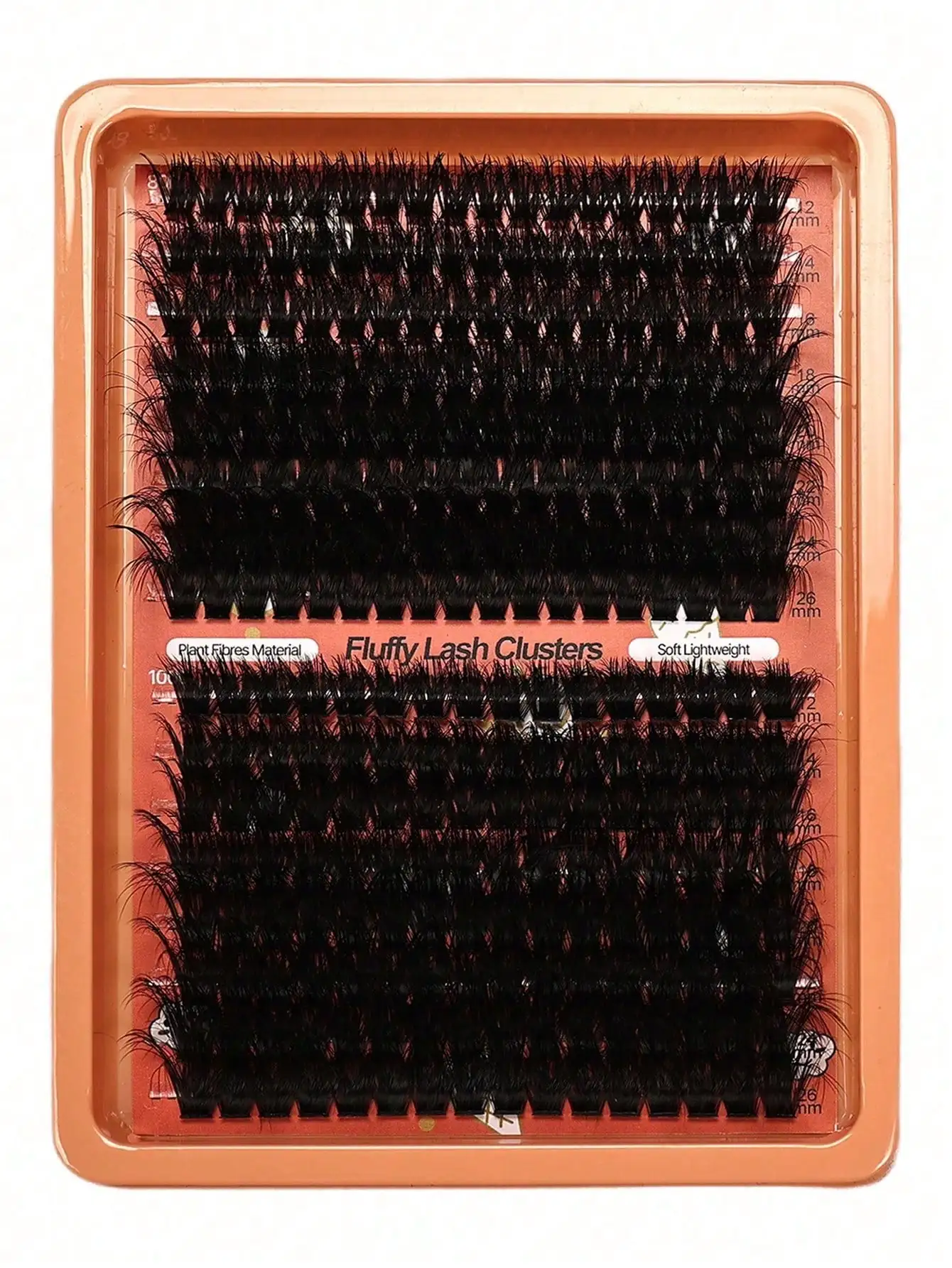 Flauschige Cluster-Wimpern D-Curl Weicher Natürlicher Look DIY Wimpernverlängerung für Zuhause – Detail 6