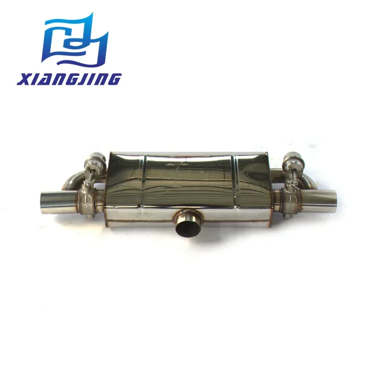 

Middle-input/Left and right output Stainless Steel 304 Automotive exhaust Pipe exhaust muffler