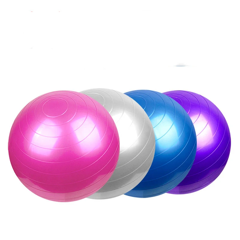 75cm durable PVC gymnastic exercise yoga ball with custom print logo