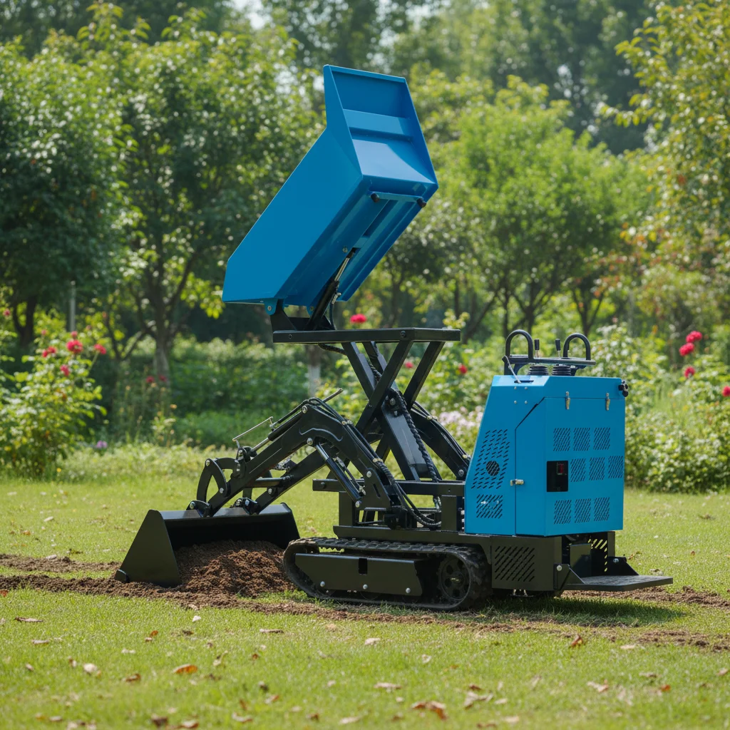 Hydraulic Construction Mini Crawler Dumper Heavy Load Track Dumper for Sand Gravel Transport