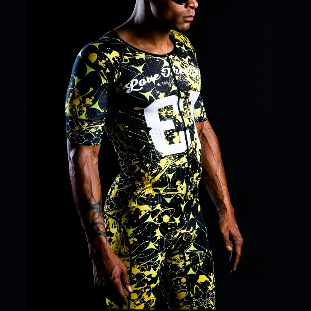 

Love The Pain Cycling Skinsuit Men Racing Swiming Suit Triathlon Bike Jumpsuit Road Bike Speed Running Bicycle Tri Suit 2026