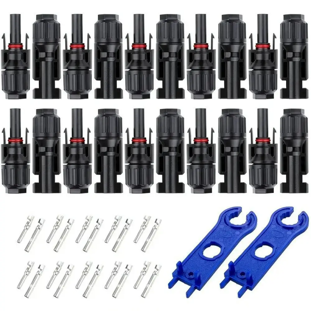 Professional PV Solar Connector And Spanner Installation Tool Kit Waterproof Photovoltaic Cable Assembly Fastening Hardware