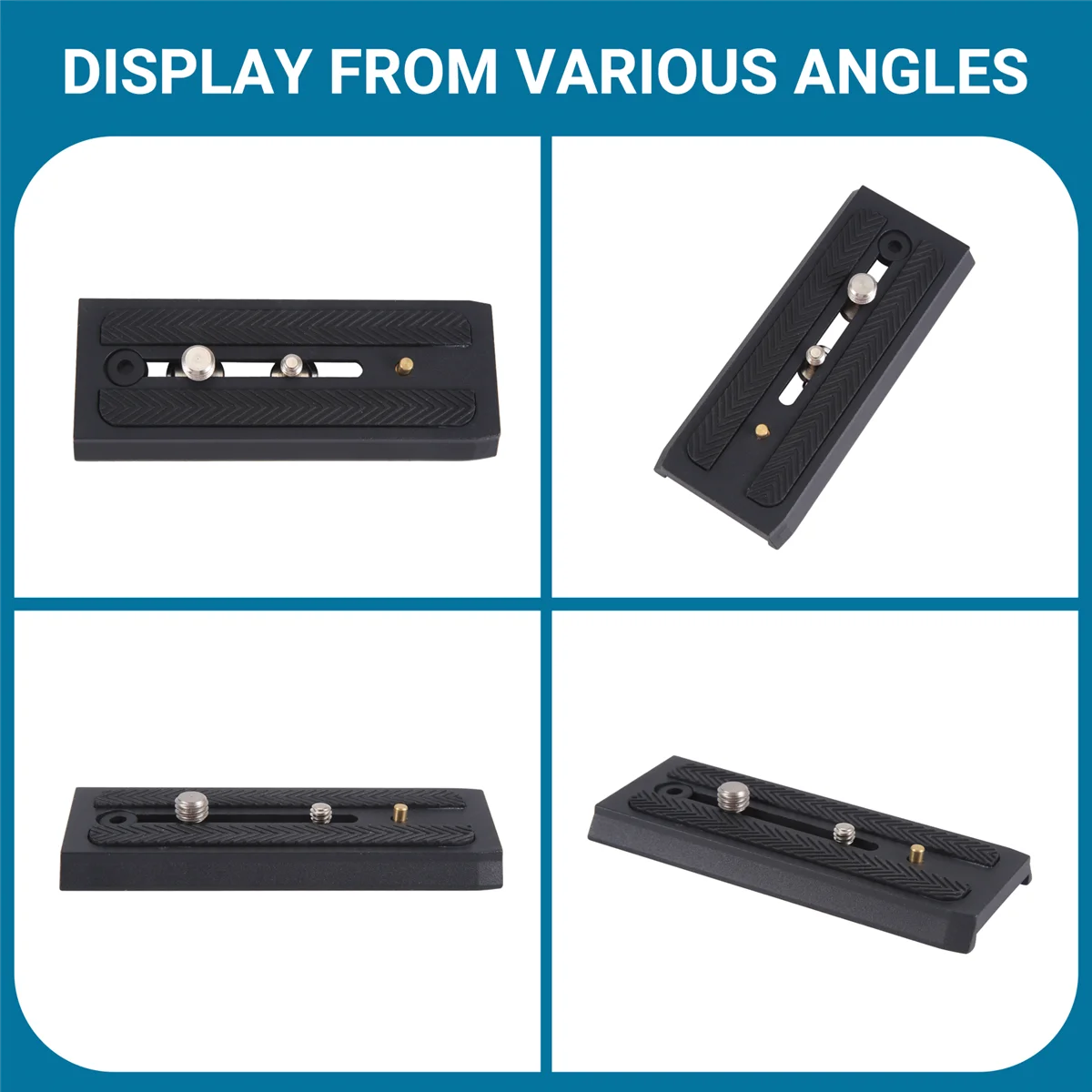 Placa de liberación rápida extendida AAA87 BEXIN 501PL P200 para placa de liberación rápida de cabezal hidráulico Manfrotto Benro S4 120MM