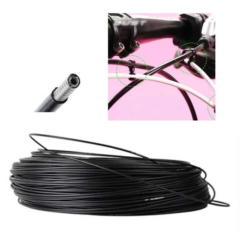Bicycle Brake Cable Housing, 4/5 mm Thin Outer Casing, Transmission Shifter Brake Wire Cover for Bikes