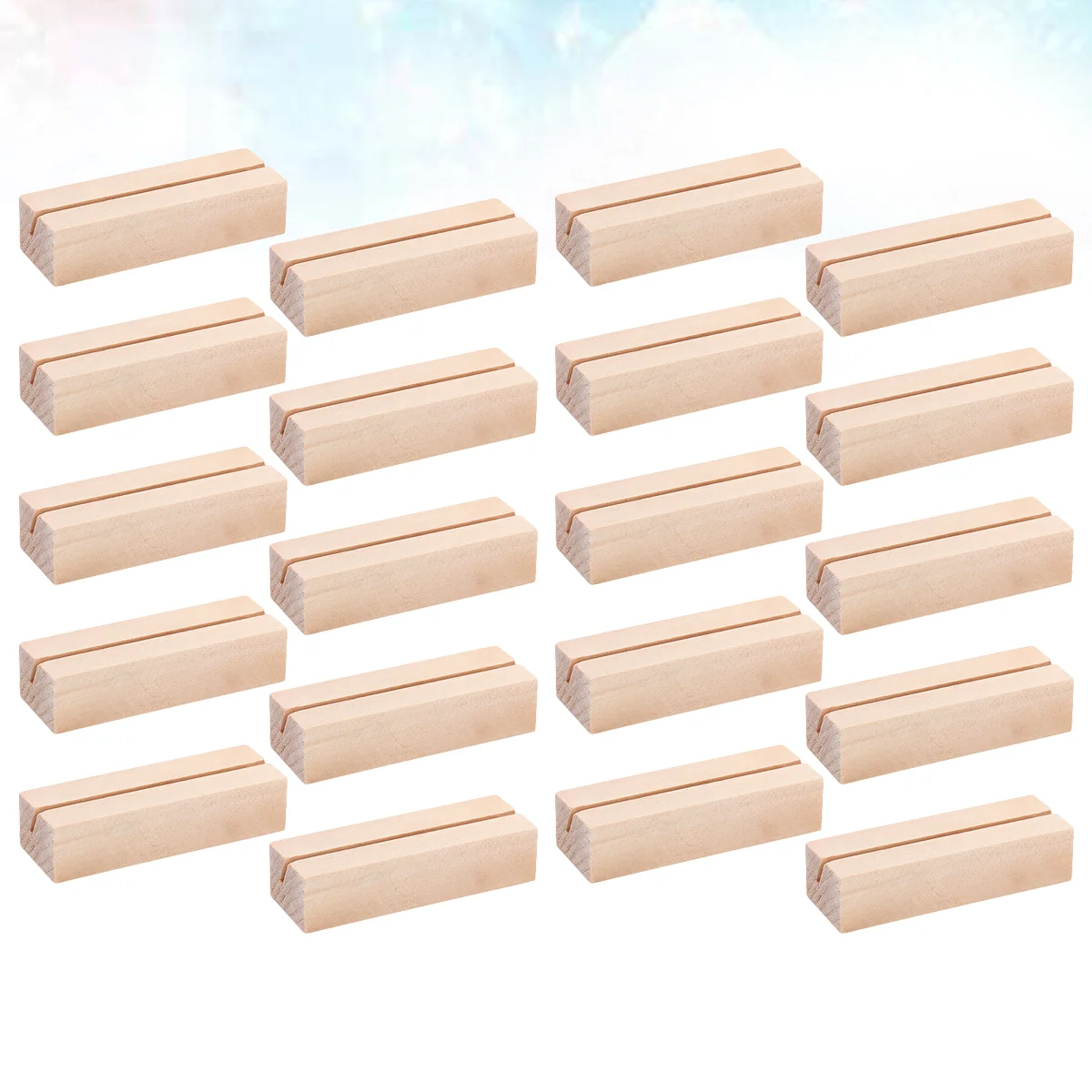 

20 Pcs Home Decoration Business Clip Table Number Holder Office Small Sign Holders