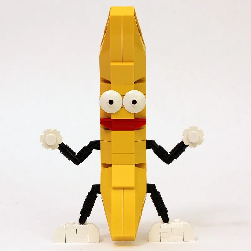 

Funny MOC Dancing Banana Building Blocks Ornaments Creative Model DIY Puzzle Toys Interactive Assemble Gift For Children