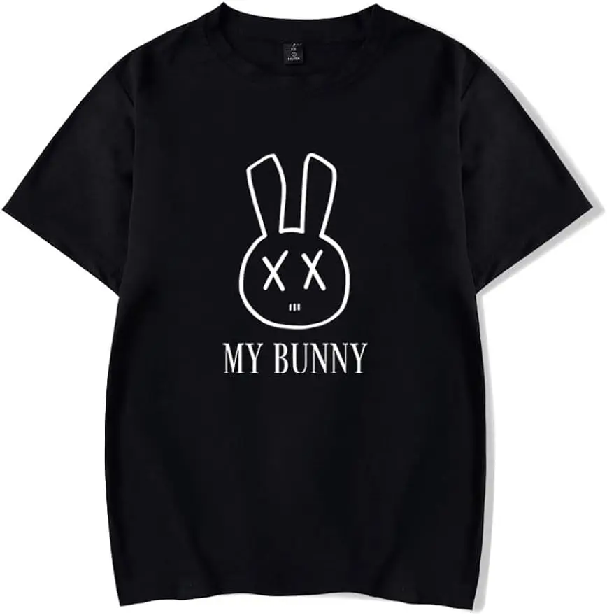 Sofie Dossi My Bunny Doll Round Neck Casual T-Shirt Lightweight and Soft for Both Men and Women