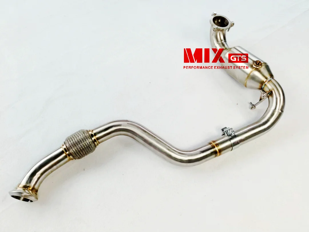 Exhaust Manifold Downpipe for Benz  A250 CLA250  Car Accessories Without Catalytic Converter and heat shield