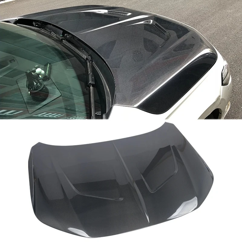 

RKB Style Carbon Fiber Hood For Honda For Civic 11th Gen 11FE1 FL1 Vented Front Engine Bonnet New Condition