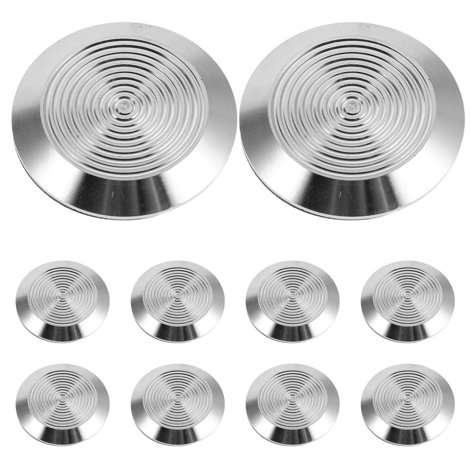 10 pièces, clous tactiles en acier inoxydable à fixation autocollante, à monter en surface, antidérapants, indicateurs de sécurité pour trottoirs, avertissement pour rampes pour aveugles.