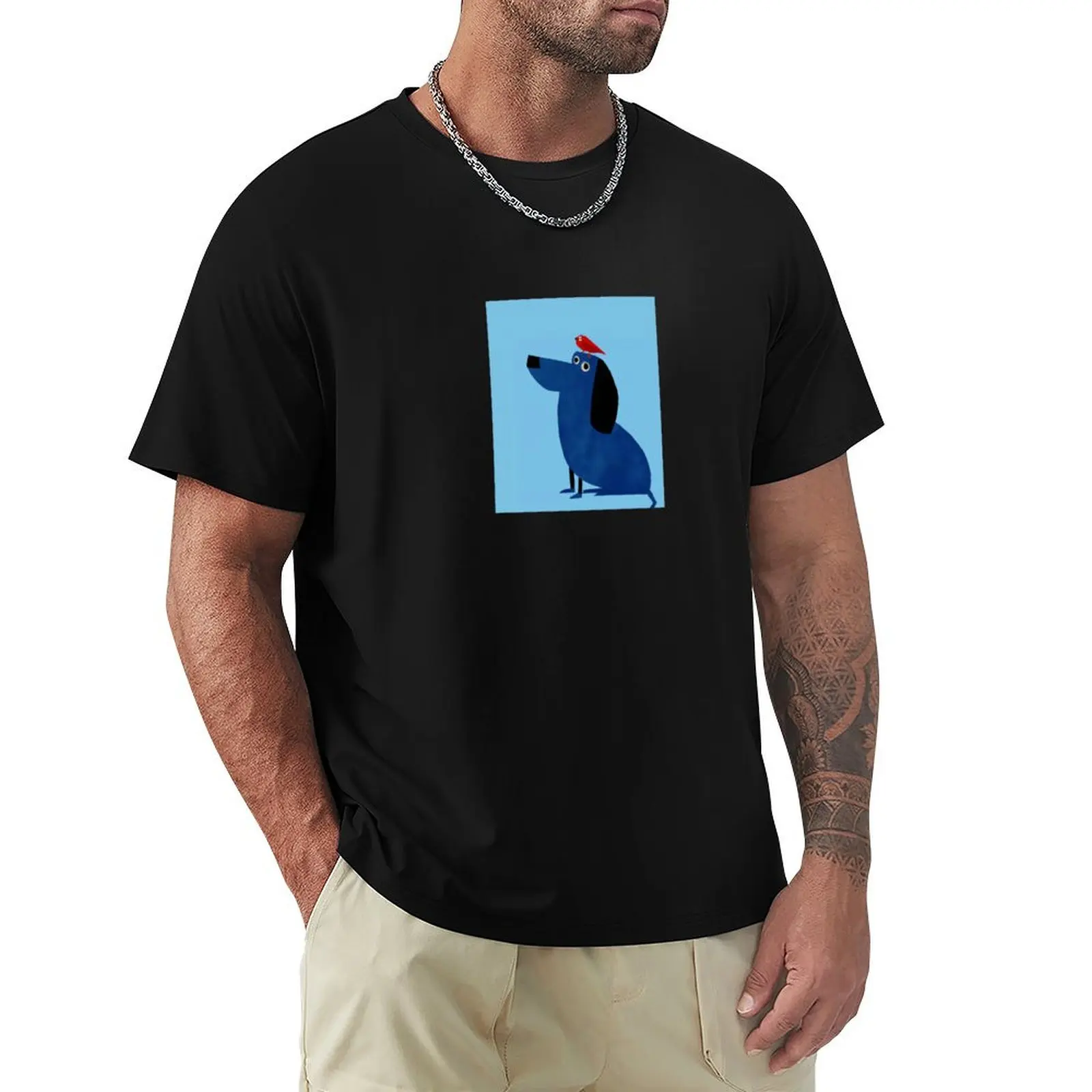 

Whimsical dog with a cute bird: donating 100% of the profit to national parks in the United States T-shirt