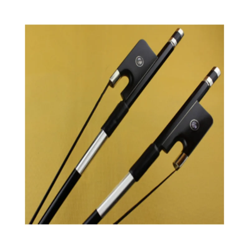 

Carbon Fiber Double Bass Bow, Ebony Frog, Black Horse Hair, Professional, New, Free Shipping