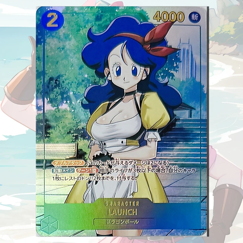 Dragon Ball Android 21 Videl ACG Sexy Maid Series DIY homemade bronzing flash card boy Toy collection Birthday Christmas gift