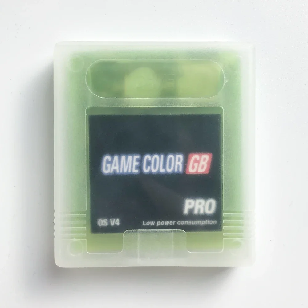 GB GBC Flash-Kartusche Kompatibel mit Game Boy, Game Boy Color und Game Boy Advance 8GB Micro-SD-Karte Menü-Rückkehr-Taste