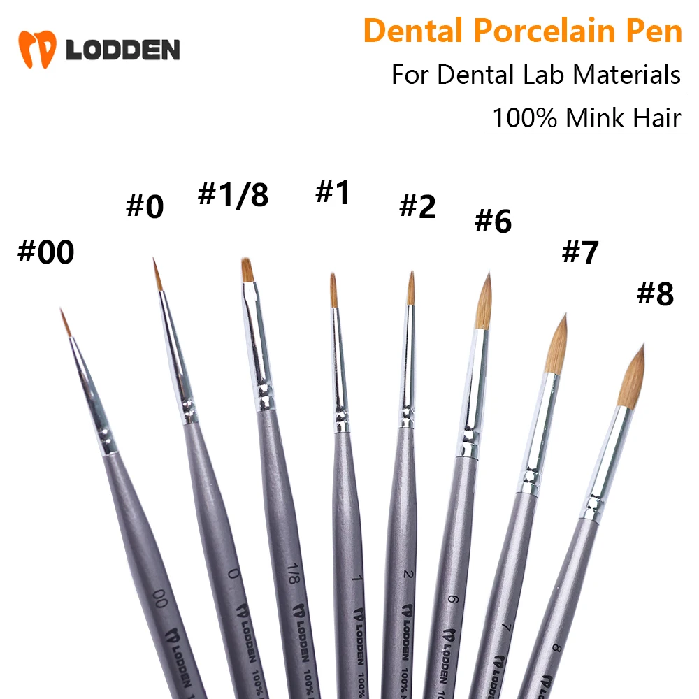 

1PCS LODDEN Dental Porcelain Brush Pen Dental Lab Glaze Brush Pen Dental Composite Porcelain Teeth Ceramic Brush Pen