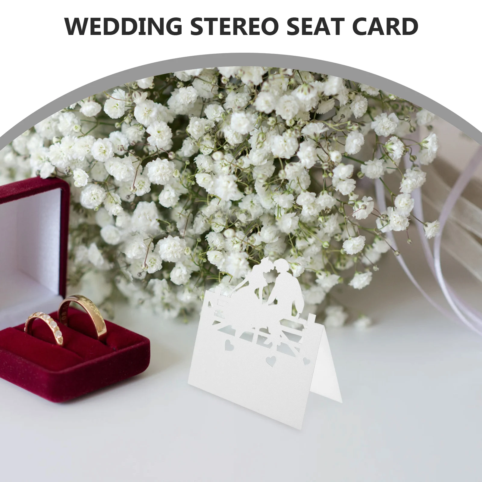 

50pcs Wedding Place Cards Blank Table Name Tags For Guest Seating Dinner Reception Party Tabletop Decorations Wedding Table