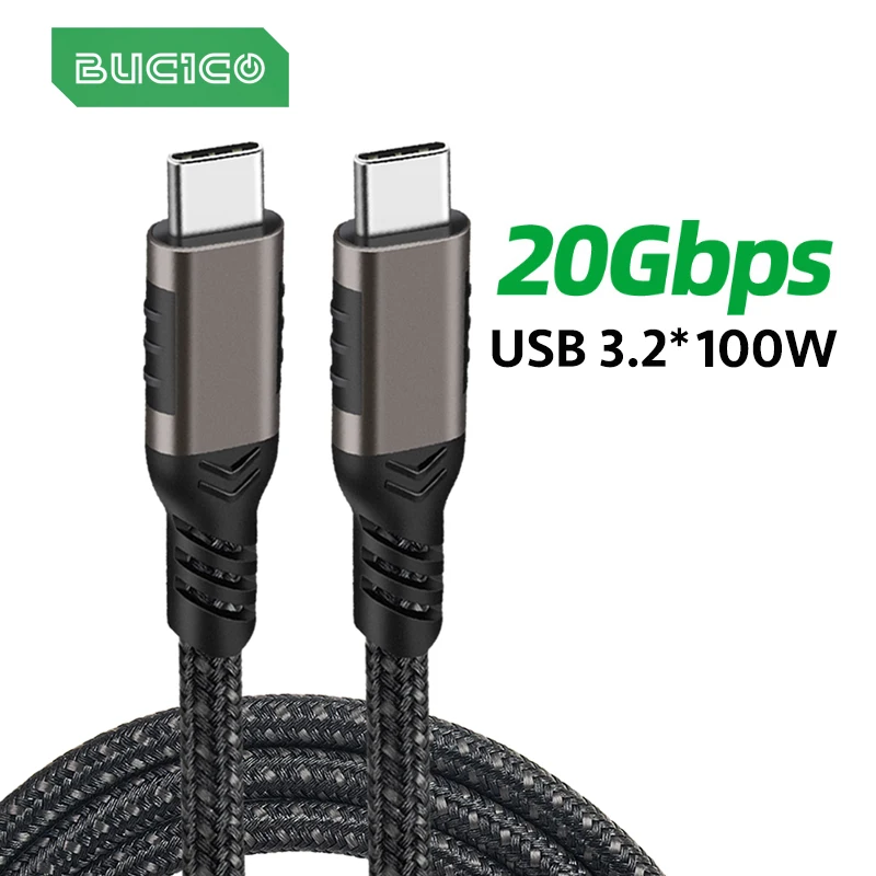 

Кабель usb 3.2 20 Гбит/с, 4K @ 60 Гц, PD100W 5A QC3.0