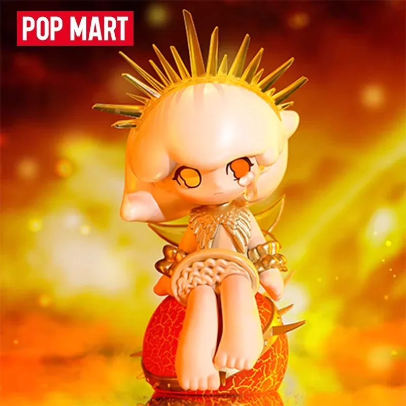 POP MART AZURA Natural Element Series Blind Box Toys Kawaii อะนิเมะแอ็คชั่นฟิกเกอร์เซอร์ไพรส์กล่องลึกลับตุ๊กตาสาวของขวัญ
