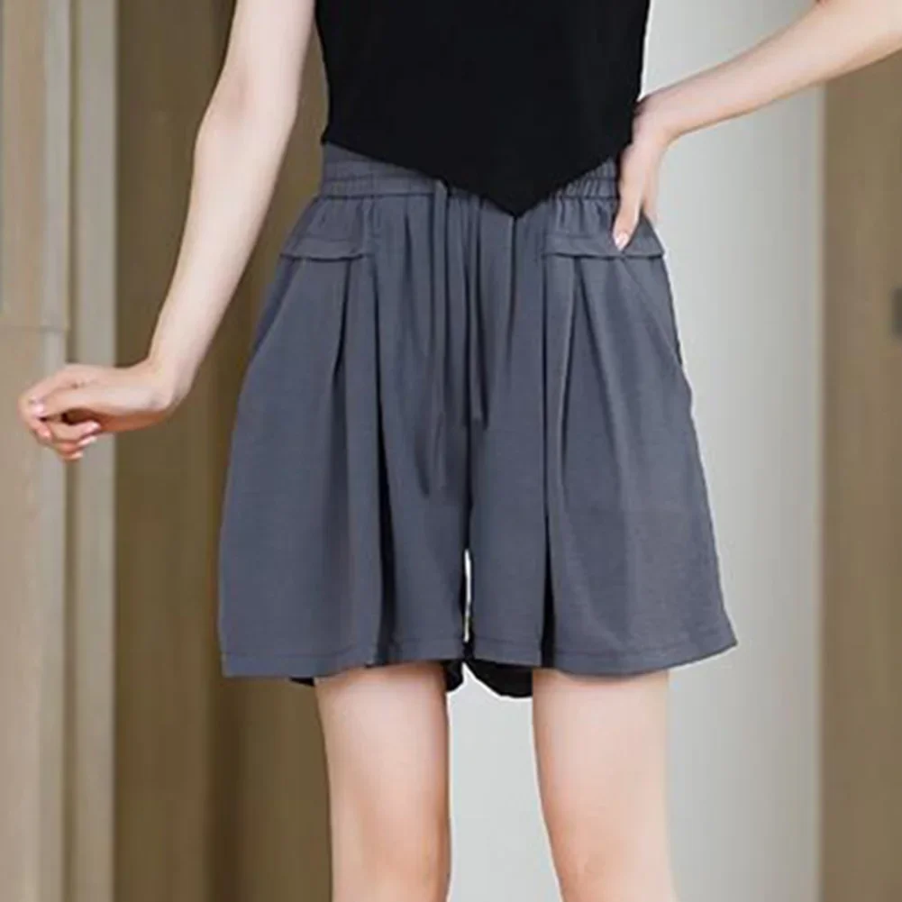 Casual Outfits Breathable Loose Shorts Comfortable Everyday Shorts Available In Black, Grey, Coffee Daily Wear