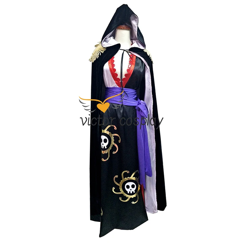 

Anime Boa Hancock Cosplay With Cloak Dress Costume For Adult Halloween Custom Made