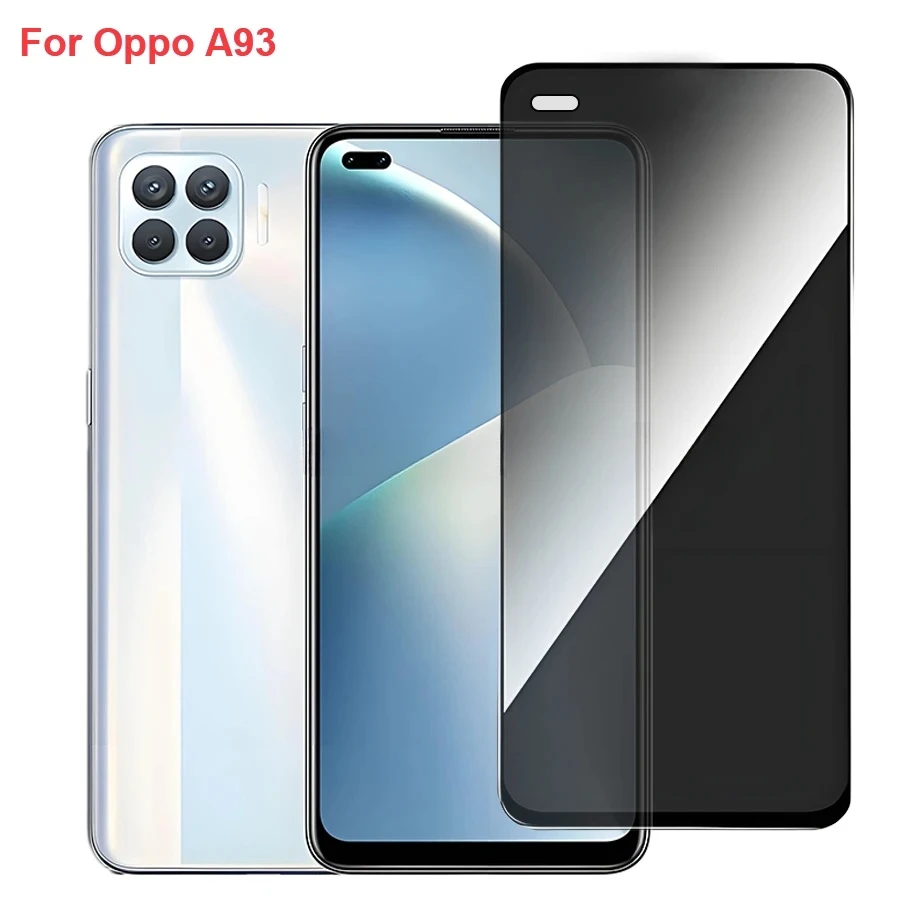 

For Oppo A93 CPH2121 Anti Spy Privacy Tempered Glass Protector Compatible Full Cover Screen Phone Film