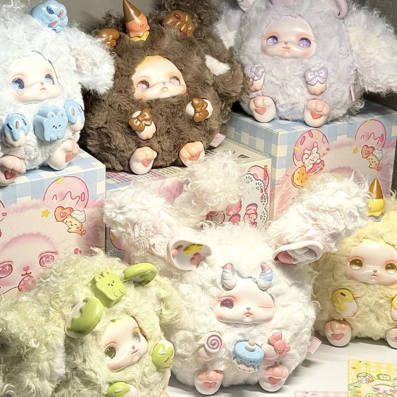 

Spot Loloan Dessert Series Plush Doll Blind Box Cute Toy Fashion Play Magnetic Doll Kawaii Anime Figurine Surprise Bag Girl Boy