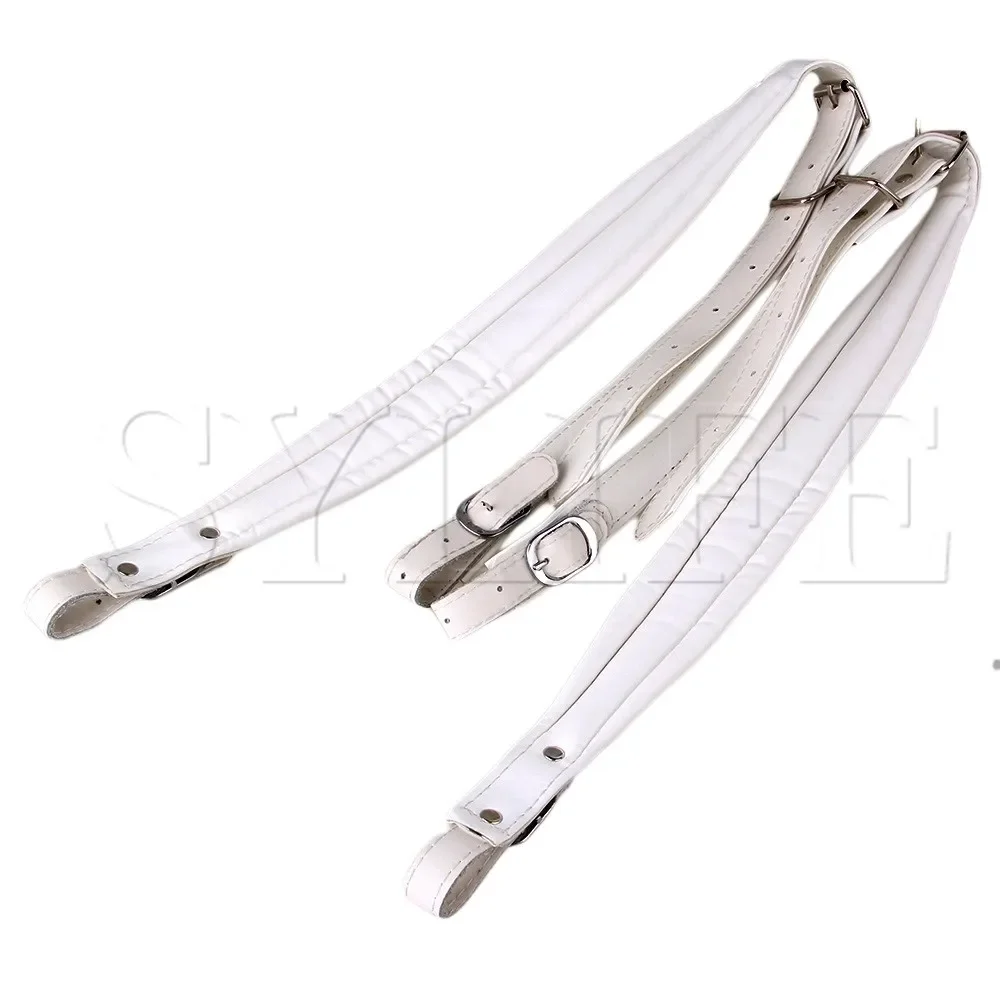 

Белый ремешок для аккордеона из искусственной кожи — регулируемый ремень из 2 шт. для портативного компьютера