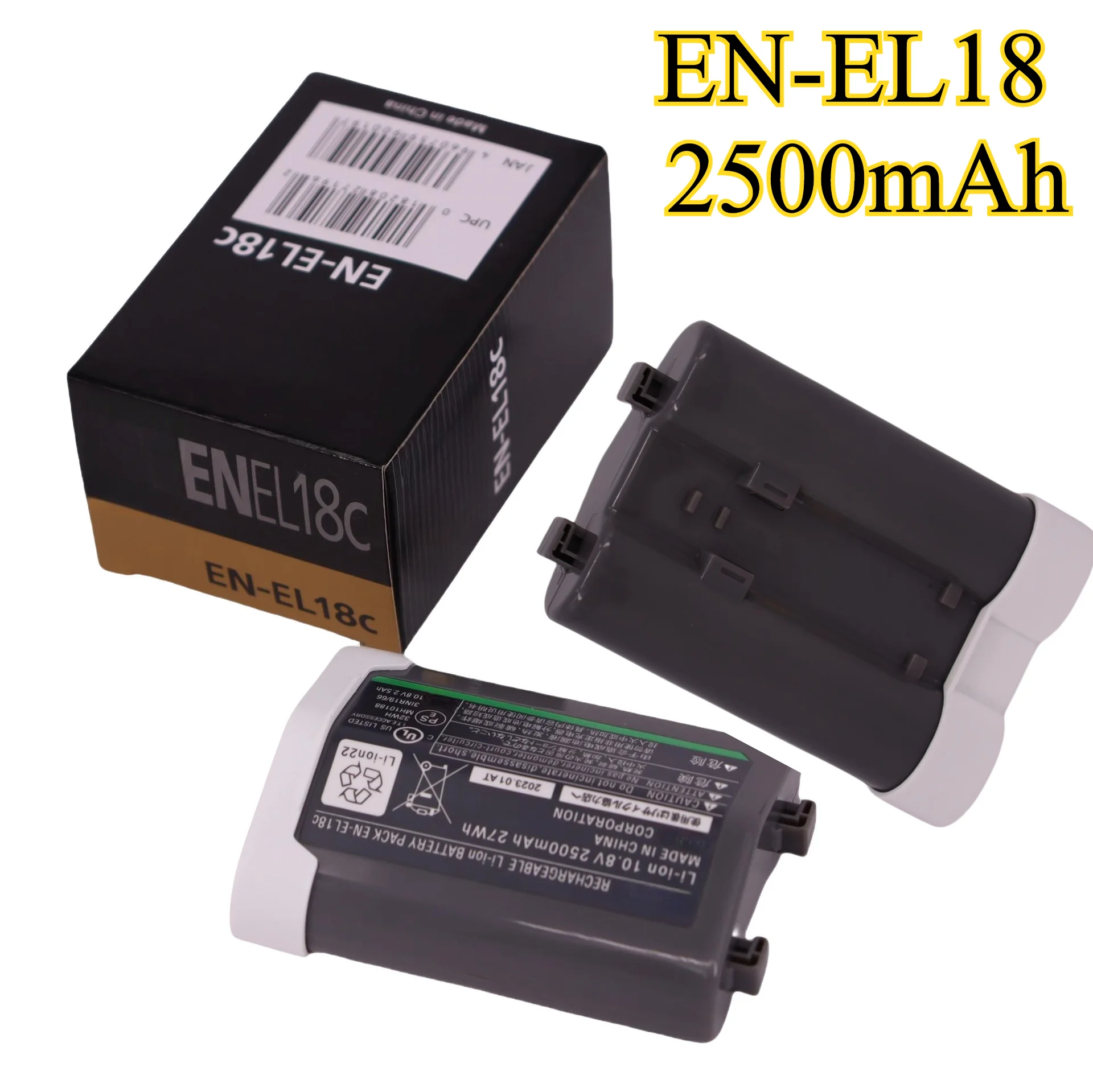 

Сменный аккумулятор EN-EL18 емкостью 2500 мАч для камер Nikon — профессиональный литий-ионный аккумулятор с длительным сроком службы
