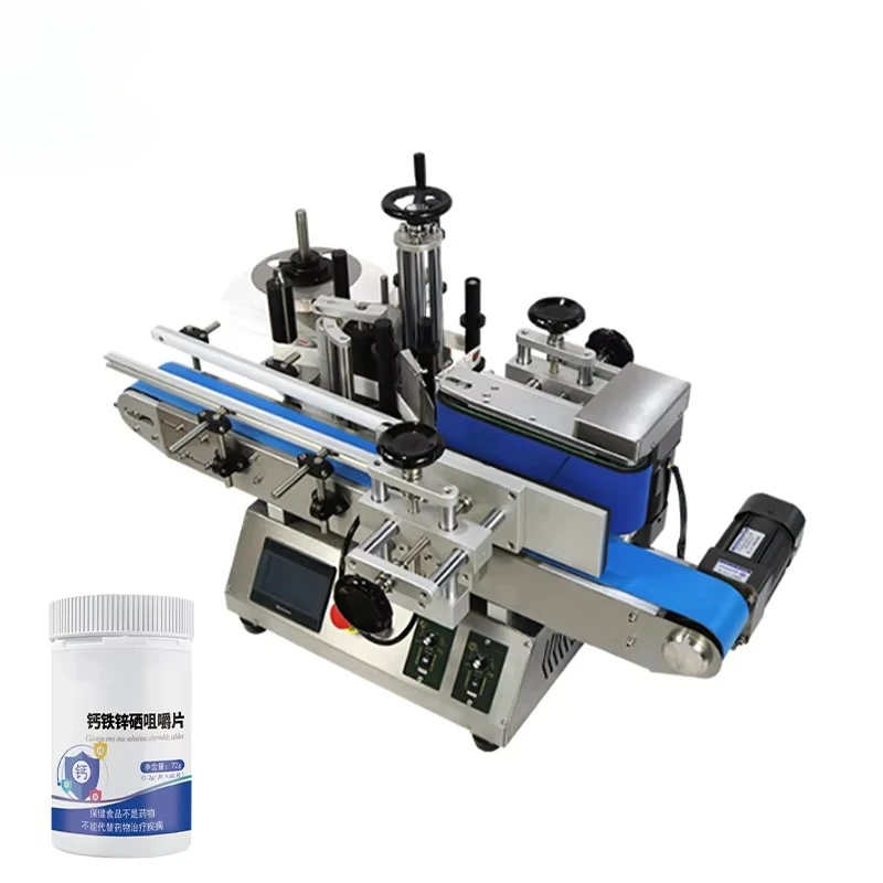 MT-100 Factory Wholesale Intelligent Control Desktop Automatic Self Adhesive Beer Juice Beverage Bottle Sticker Labeling Machine