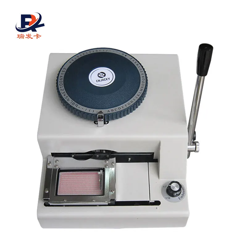 

VIP Card Embossing Marking Machine Plastic Card Stamping Machine