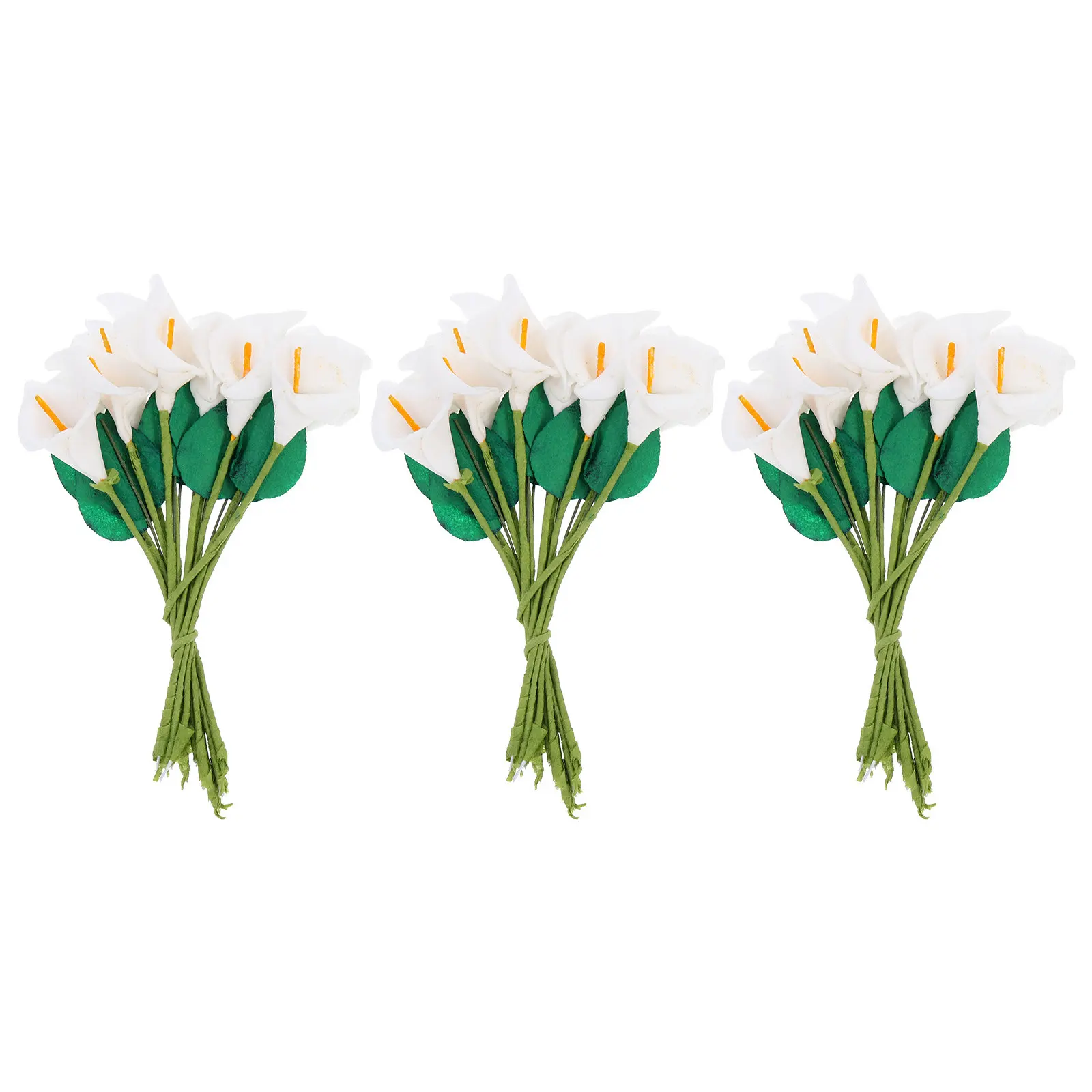 144pcs Artificial Mini Flower Bouquets for DIY Crafts, Wedding Party Decor & Gift Wrap Accessories