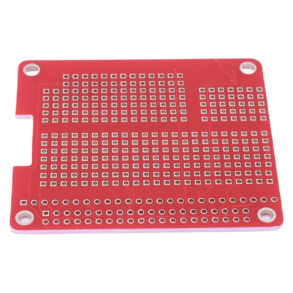 Prototype Breakout DIY Breadboard PCB Shield Red Expansion Board Proto Shield Kit Compatible for Raspberry RPi