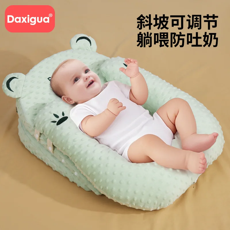 وسادة مضادة للانسكاب ومضادة للاختناق لحديثي الولادة جهاز تغذية الرضاعة الطبيعية وسادة مستلق للأطفال تمنع تنظيم الحليب #1