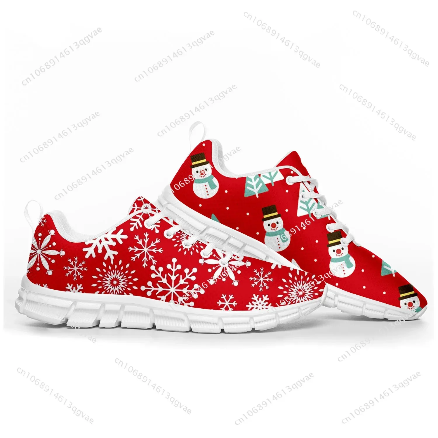 New Christmas Sports Shoes Mens Womens Teenager Kids Children Customized Sneakers Casual Tailor-Made Shoe High Quality Couple